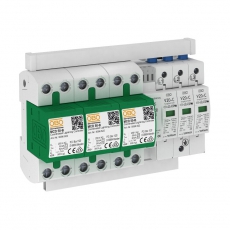 Комплект УЗИП 3 полюсной (Класс I+II), 255 В (PS3-B+C TNC+FS) | 5089756 | OBO Bettermann