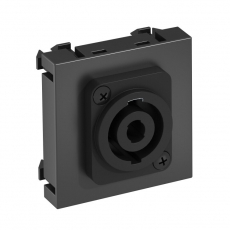 Мультимедийная рамка Speakon Modul45 (черный) (MTG-SON S SWGR1) | 6105272 | OBO Bettermann