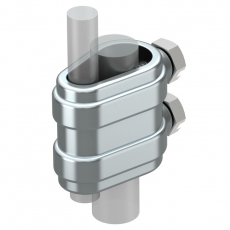 Соединительный зажим для прутка продольный (223 O DIN ZN) | 5335140 | OBO Bettermann