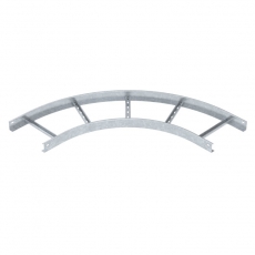 Угловая секция 90° лестничного лотка 60х300 мм R=500 мм (LB 90 630 R5 FT) | 6211452 | OBO Bettermann