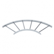 Угловая секция 90° лестничного лотка 60х600 мм R=500 мм (LB 90 660 R5 FT) | 6211458 | OBO Bettermann