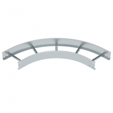Угловая секция 90° лестничного лотка 110х300 мм R=500 мм (LB 90 1130 R5 FS) | 6217684 | OBO Bettermann