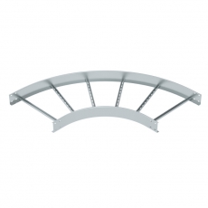 Угловая секция 90° лестничного лотка 110х600 мм R=500 мм (LB 90 1160 R5 FS) | 6217690 | OBO Bettermann