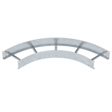 Угловая секция 90° лестничного лотка 110х300 мм R=500 мм (LB 90 1130 R5 FT) | 6217774 | OBO Bettermann