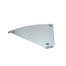 Крышка угловой секции 45° 100мм (DFBM 45 100 A4) | 7138450 | OBO Bettermann