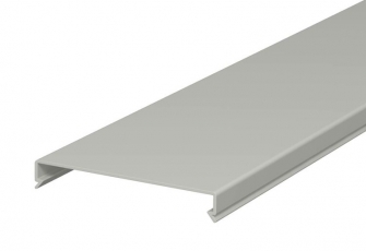 Крышка кабельного канала LK4 100 мм (ПВХ,серый) (LK4 D 100) | 6178490 | OBO Bettermann