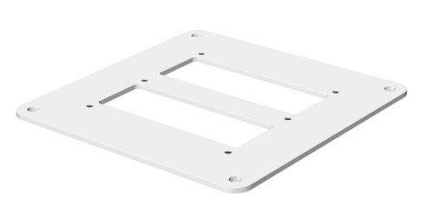 Напольная пластина для электромонтажной колонны (сталь,белый) (ISSBP140110RW) | 6290130 | OBO Bettermann