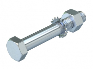 Комплект Болт+Шайба+Гайка M12x80 (SKS 12X80 F) | 6418287 | OBO Bettermann