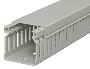 Распределительный кабельный канал LK4 40x40x2000 мм (ПВХ,серый) (LK4 40040) | 6178012 | OBO Bettermann