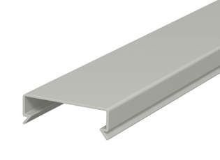 Крышка кабельного канала LK4 80 мм (ПВХ,серый) (LK4 D 80) | 6178488 | OBO Bettermann