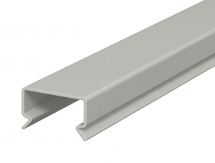 Крышка кабельного канала LKV 25 мм (ПВХ,серый) (LKV D 25) | 6178504 | OBO Bettermann