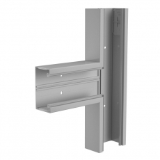 T-образная секция кабельного канала Rapid 80 70x130 мм (ПВХ,серый) (GK-T70130GR) | 6274566 | OBO Bettermann