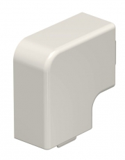 Крышка плоского угла кабельного канала WDK 25x40 мм (ПВХ,кремовый) (WDK HF25040CW) | 6161243 | OBO Bettermann