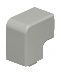 Крышка плоского угла кабельного канала WDK 30x30 мм (ПВХ,серый) (WDK HF30030GR) | 6158641 | OBO Bettermann