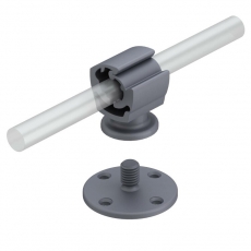 Держатель прутка безболтовой пластиковый, с опорной подставкой (177 20 KL) | 5207451 | OBO Bettermann