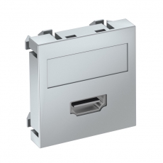 Мультимедийная рамка HDMI Modul45 (серебристый) (MTG-HD S AL1) | 6104808 | OBO Bettermann