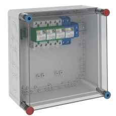 Устройства защиты от импульсных перенапряжений УЗИП для силовых сетей в защитном корпусе 3+NPE (Класс I), 255 В (MCD 50-B 3+1-VG) | 5096875 | OBO Bett