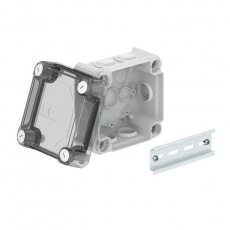 Коробка распределительнаяT60, 114x114x57 мм, высокая прозрачная крышка (T 60 HD TR) | 2007750 | OBO Bettermann