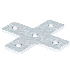 Соединительная пластина X-образная 150x150x40x5 (GMS 5 VP X FT) | 1124657 | OBO Bettermann