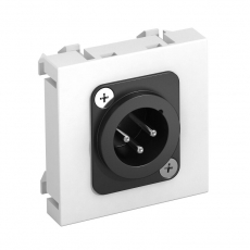 Мультимедийная рамка XLR Modul45 (белый) (MTG-X3M L RW1) | 6105222 | OBO Bettermann