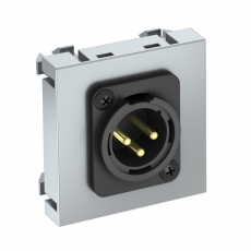 Мультимедийная рамка XLR Modul45 (серебристый) (MTG-X3M S AL1) | 6105262 | OBO Bettermann