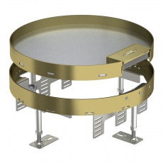 Кассетная рамка RKS2 ном.размер R9 D 305 мм (латунь) (RKS2 R9 M25) | 7409274 | OBO Bettermann