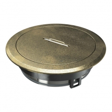 Лючок GES R2T 40х140 мм (универсальный, латунный) с тубусом (GES R2T CuZn) | 7408862 | OBO Bettermann