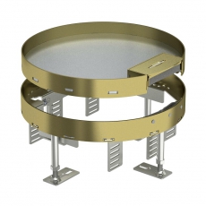 Кассетная рамка RKS2 ном.размер R7 D 275 мм (латунь) (RKS2 R7 M20) | 7409262 | OBO Bettermann