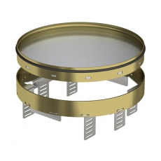 Кассетная рамка RKRN2UZD3 ном.размер R7 D 275 мм (латунь) (RKRN2UZD3R7MS25) | 7409144 | OBO Bettermann