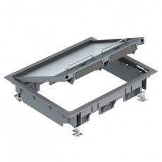 Лючок GES6 DB (фальш-пол) 9xModul45 (полиамид,серый) (GES6 DB 7011) | 7405260 | OBO Bettermann