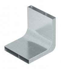 Вертикальный угол 90° кабельного канала EUK 190x38 мм (сталь) (KV2 19038) | 7400624 | OBO Bettermann