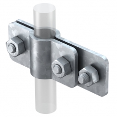 Соединитель стержня заземления и полосы (2730 25 M12 FT) | 5001416 | OBO Bettermann