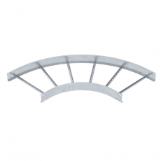 Угловая секция 90° лестничного лотка 110х600 мм R=500 мм (LB 90 1160 R5 FT) | 6217780 | OBO Bettermann