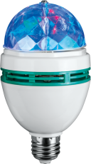 Лампа светодиодная OLL-DISCO-3-230-RGB-E27 | 61120 | ОНЛАЙТ