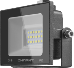 Прожектор светодиодный OFL-20-4K-BL-IP65-LED | 61946 | ОНЛАЙТ