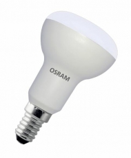 Лампа светодиодная LED STAR R50 7W, E14 LEDSR5060 7W/830 230VFR E14 10X1 RU | 4058075282544 | Osram