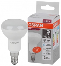 Лампа светодиодная LED Value R50 7W/865 230V E14 10X1      | 4058075581753 | OSRAM