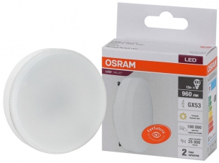 Лампа светодиодная LED Value GX53 12W/830 230V GX53 10X1 | 4058075582156 | OSRAM