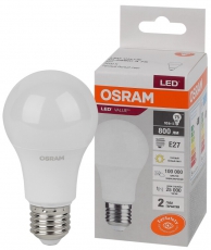 Лампа светодиодная LED Value CL- A 10W/830 230V E27 10X1 | 4058075578821 | OSRAM