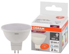 Лампа светодиодная LED Value MR16 5W/865 230V GU5.3 10X1 | 4058075582484 | OSRAM
