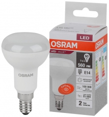 Лампа светодиодная LED Value R50 7W/840 230V E14 10X1      | 4058075581692 | OSRAM