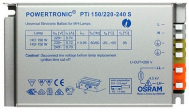 ЭПРА МГЛ PTI-150/220-240 встраиваемый | 4008321188090 | Osram