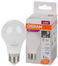 Лампа светодиодная LED Value CL- A 7W/840 230V E27 10X1 | 4058075578760 | OSRAM