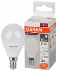 Лампа светодиодная LED Value CL- P 7W/840 230V E14 10X1 | 4058075579651 | OSRAM