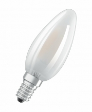 Лампа светодиодная филаментная LED Star В 2,5W/827 230V GL FR E14 5X2 | 4058075143494 | OSRAM
