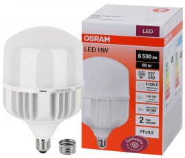 Лампа светодиодная промышленная LED HW 65W/840 230V E27/E40 8X1 6500Лм | 4058075576896 | OSRAM
