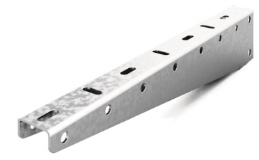 Консоль подвеса для легких нагрузок для профиля 35х35, база 600, толщ. 2,0 мм, Сендзимир цинк | КПН1-600-2,0-СЦ | OSTEC