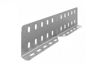 Соединитель универсальный изменяемый для лотка УЛ высотой 100 мм, толщ. 1,5 мм, гор. цинк | СЛУИ-100-1,5-ГЦ | Ostec