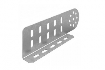 Соединитель универсальный шарнирный для лотка УЛ высотой 80 мм, толщ. 1,2 мм, гор. цинк | СЛУШ-80-1,2-ГЦ | Ostec