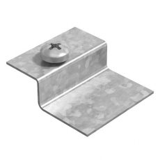 Фиксатор крышки лестничного лотка ЛКР, толщ. 1,0 мм, Сендзимир цинк | ФКЛКР-1,0-СЦ | Ostec